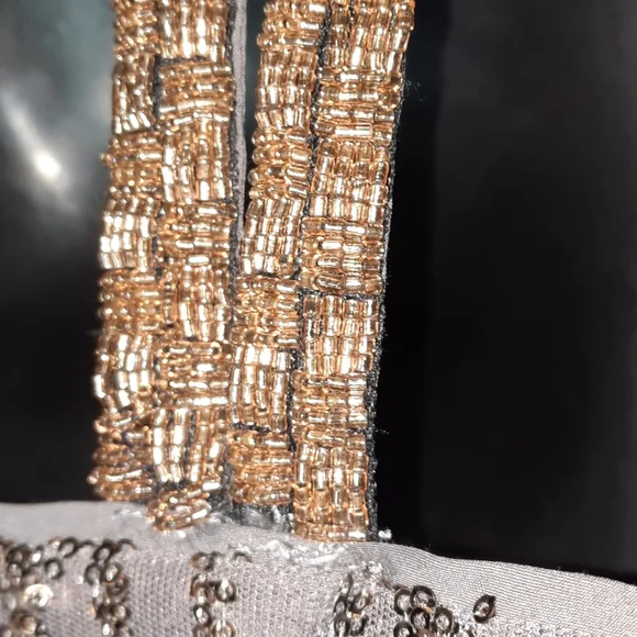 SAYLOR Goldy Sequin Beaded Mini Dress Cocktail Party Revolve XS 0 2 - Picture 8 of 9